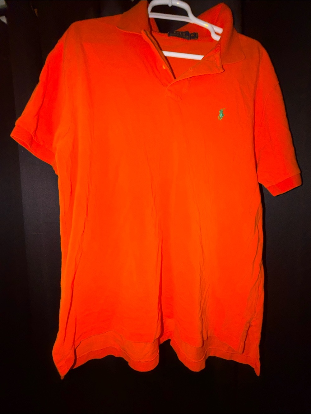 Ralph Lauren Bright Orange Short-Sleeve Polo